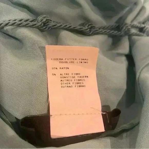 90s y2k Slip Dress Ruffle 44 10 Chiffon Cutout Floral Cocktail ALBERTA FERRETTI - Picture 14 of 14